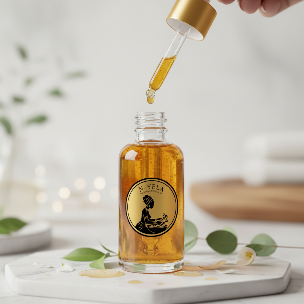 Face Serum with N-yela Logo