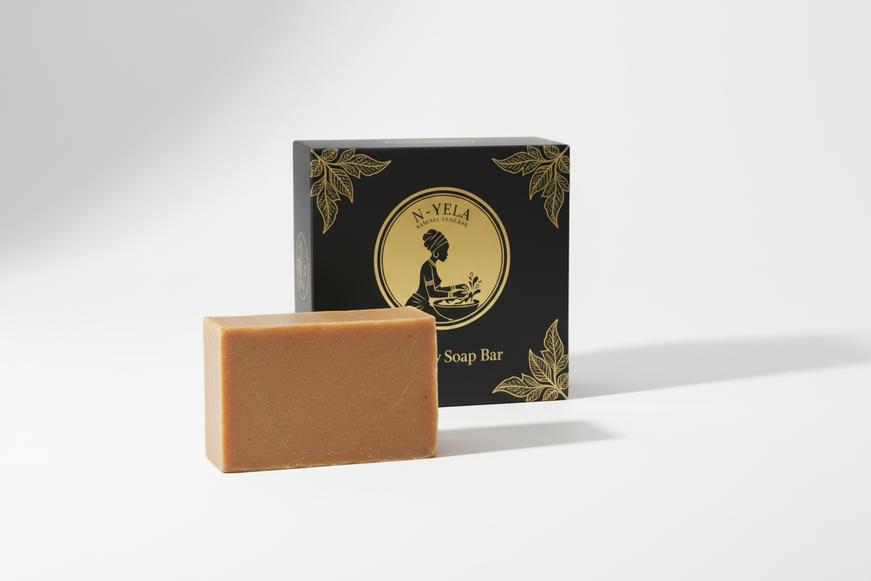 N-yela Baoglow Soap Bar with Packaging