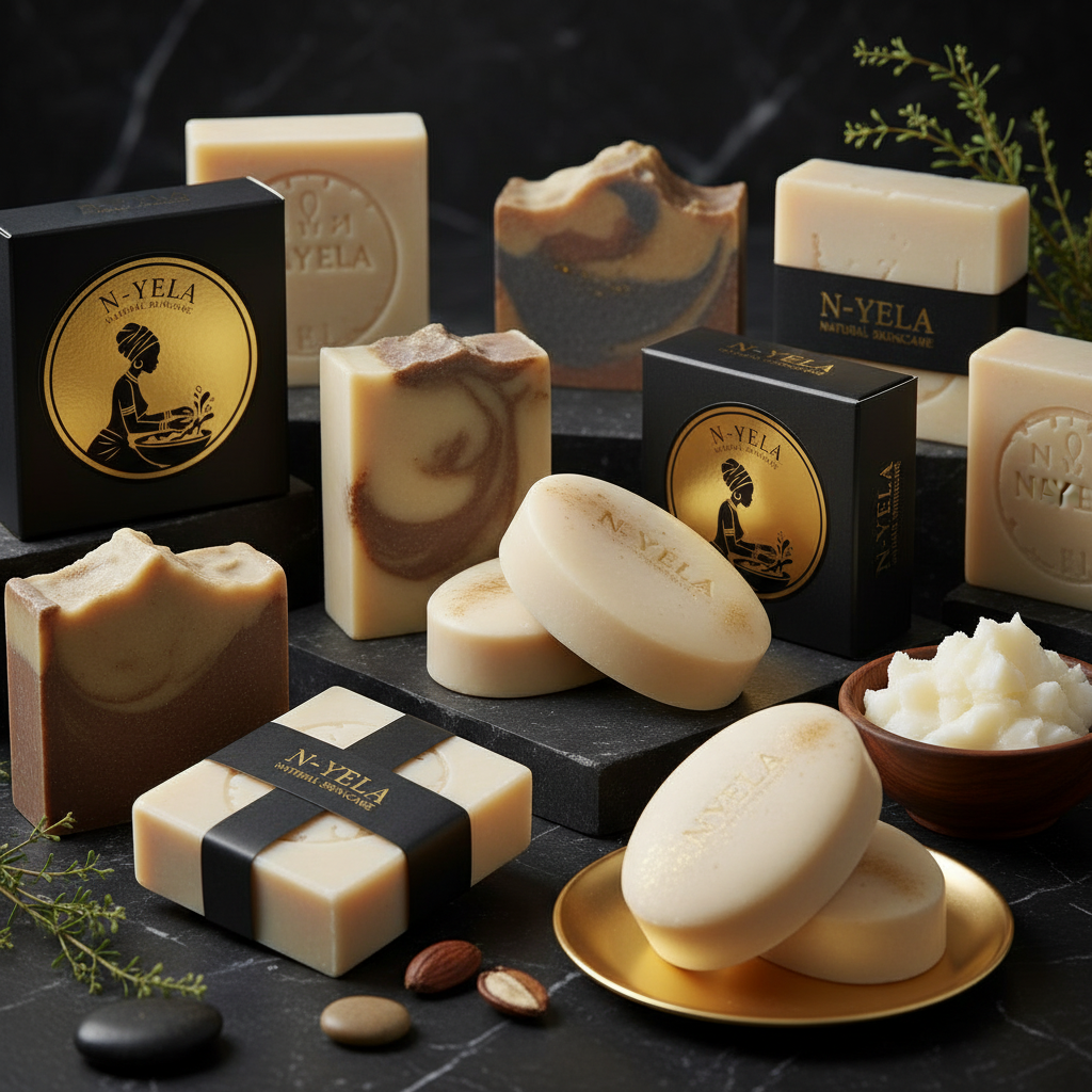 N-YELA shea butter soap collection